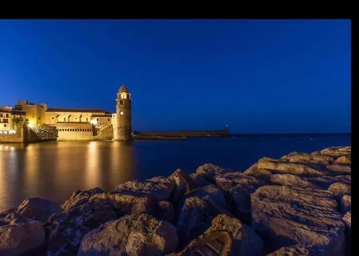 T2 Au Calme Avec Vue Mer, Proche Centre De Et Parking * Collioure
